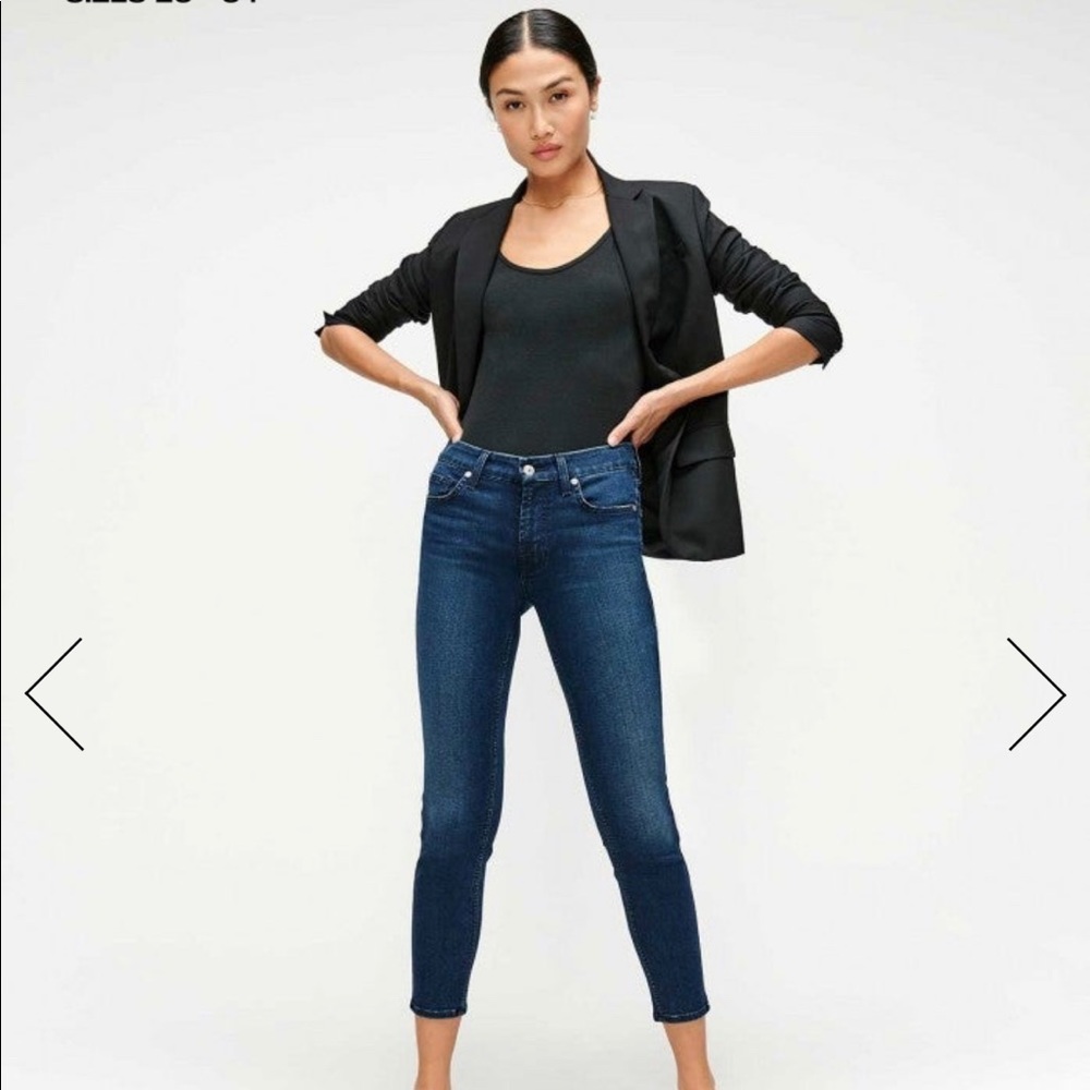 7 for all mankind Blair b(air) ankle skinny 27